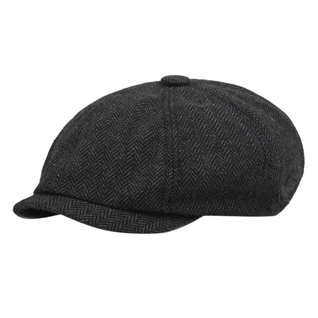 Peaky Blinders Men Berets Hat Autumn Vintage Herringbone Octagon Cap Women'S