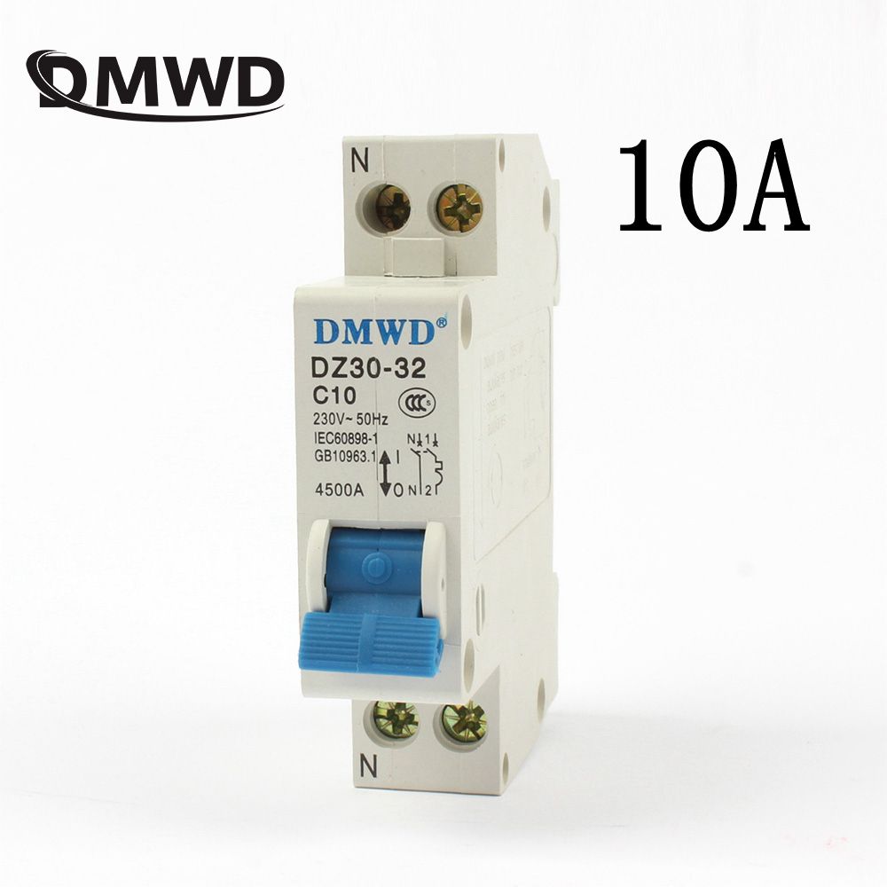 Mini Circuit Breaker DMWD DPN Mini DZ30-32 1P+N 10A 220V