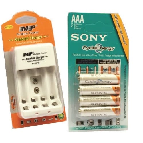 AAA Battery + Charger