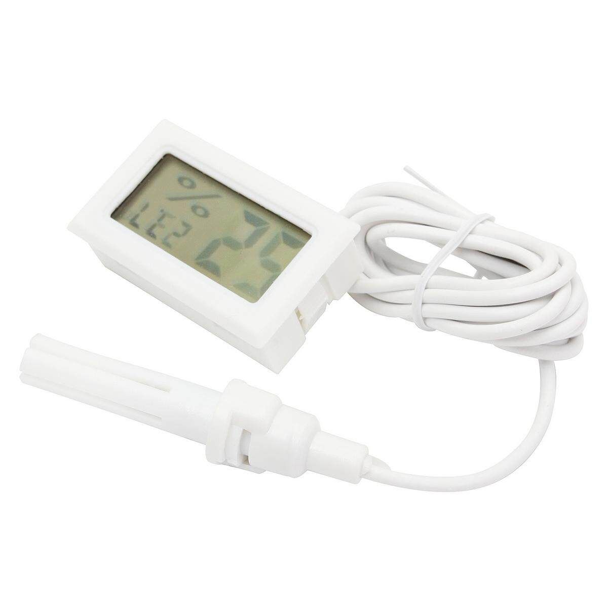 59'' Digital Hygrometer Humidity LCD Probe For Egg Lncubator White White (white)