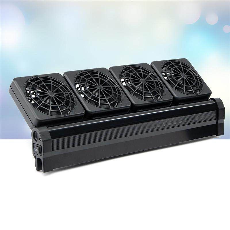 4 Heads Aquarium Tank Cooling Fan Chillers Speed Adjustable Reduce Temperature
