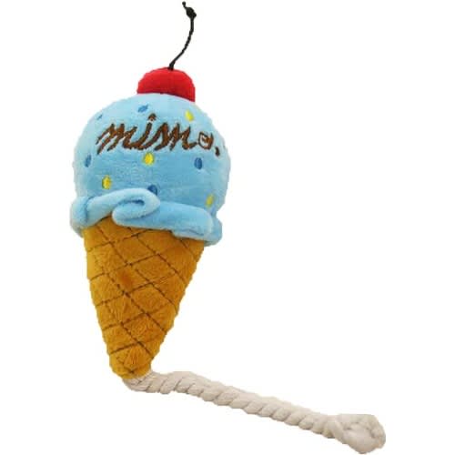 TD Ice Cream Shaped Rope Pet Toy