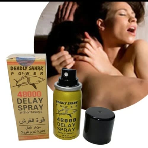Shark 48000 Premature Ejaculation Delay Spray For Men Sex Prolong Climax - 45ml