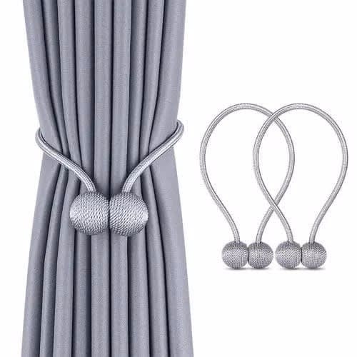 Magnetic Curtain Tiebacks Clips - 2 Pieces
