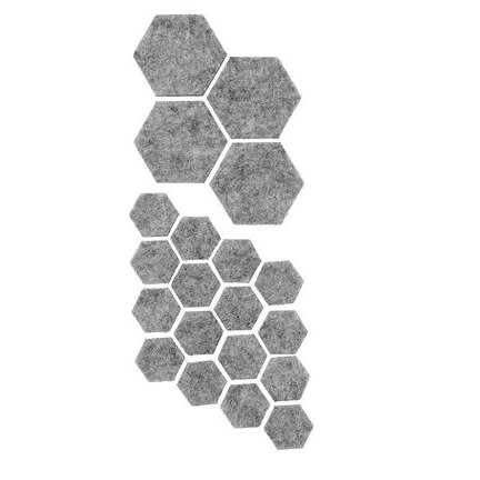 Fixa Stick-on Floor Protectors - Set Of 20 - Grey