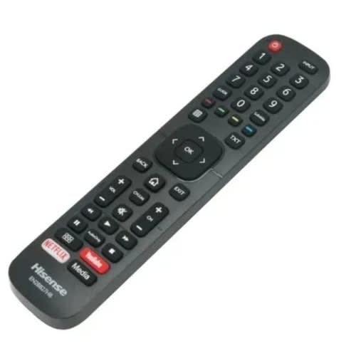 Smart TV Remote With Netflix/Youtube & Media Control For Hisense TV