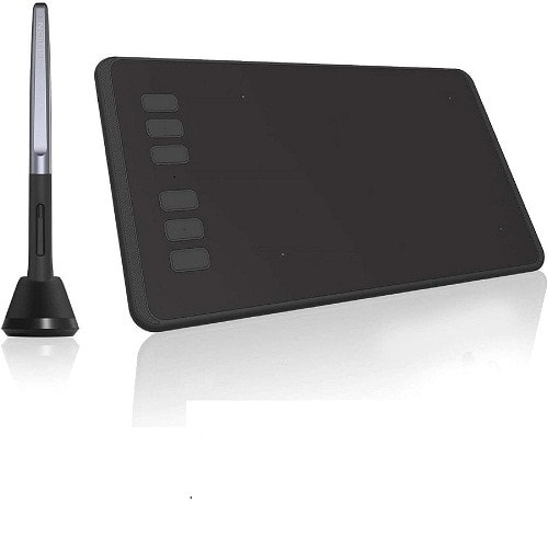 H640p Graphics Tablets Osu Drawing Tablet With 6 Shortcut Keys - Battery + Free Stylus