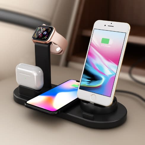 Wireless Fast Charger For Iphone /Smart Watch - 6 In 1
