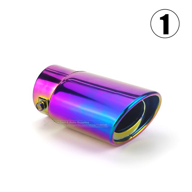 Universal Car Auto Exhaust Muffler Tip Stainless Steel Pipe