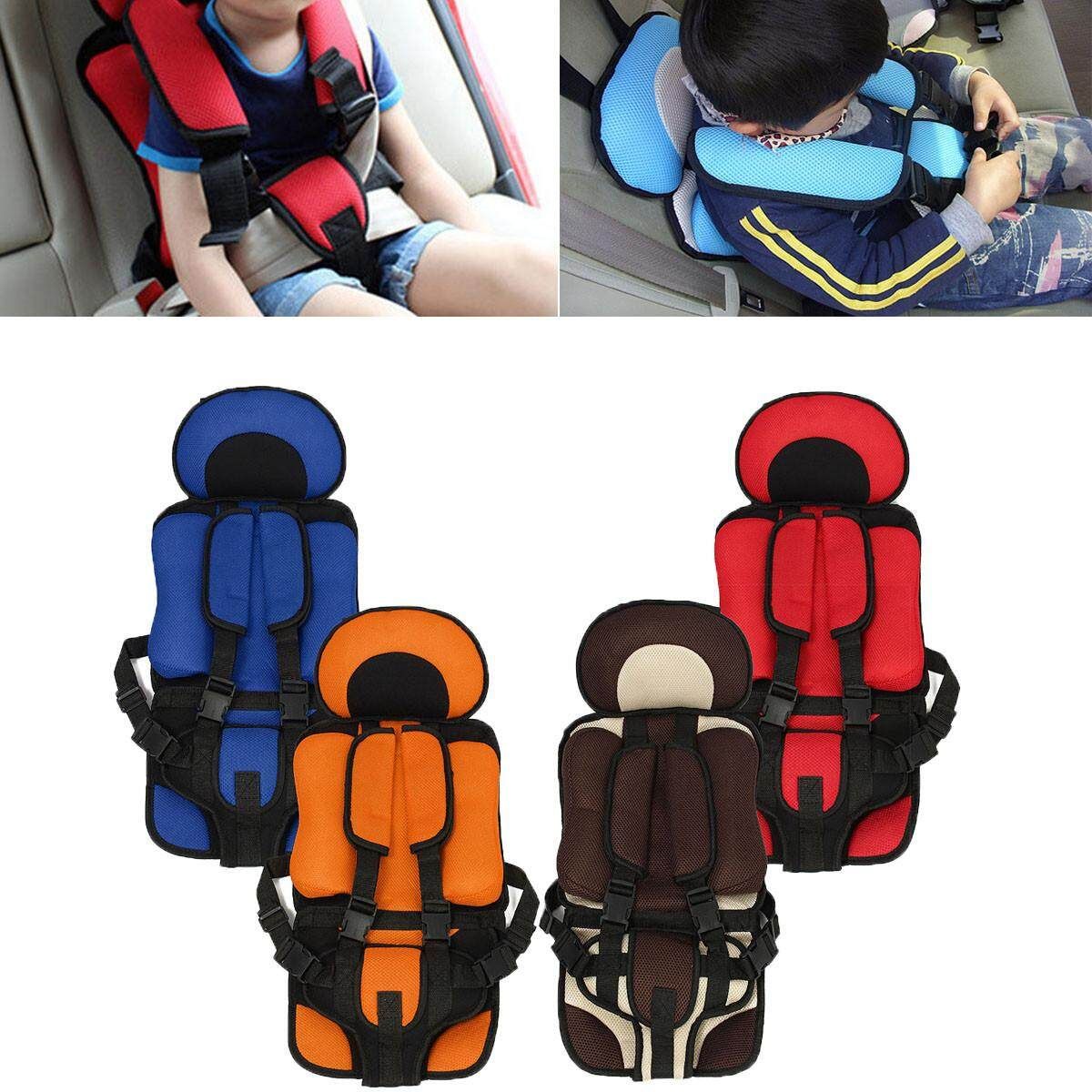 Red Portable Child Kids Baby Car Protective Safety Secure Seat Carrier Chair Cushion Red (red)