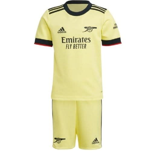 Children's Official Arsenal Fc Away Jersey In Yellow