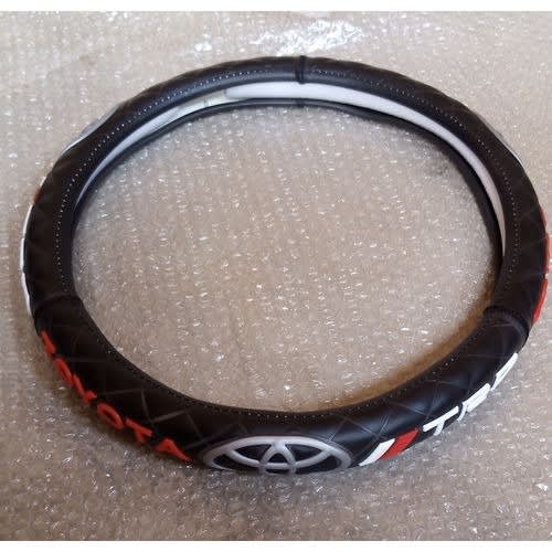 Universal Toyota Steering Wheel Cover - Black