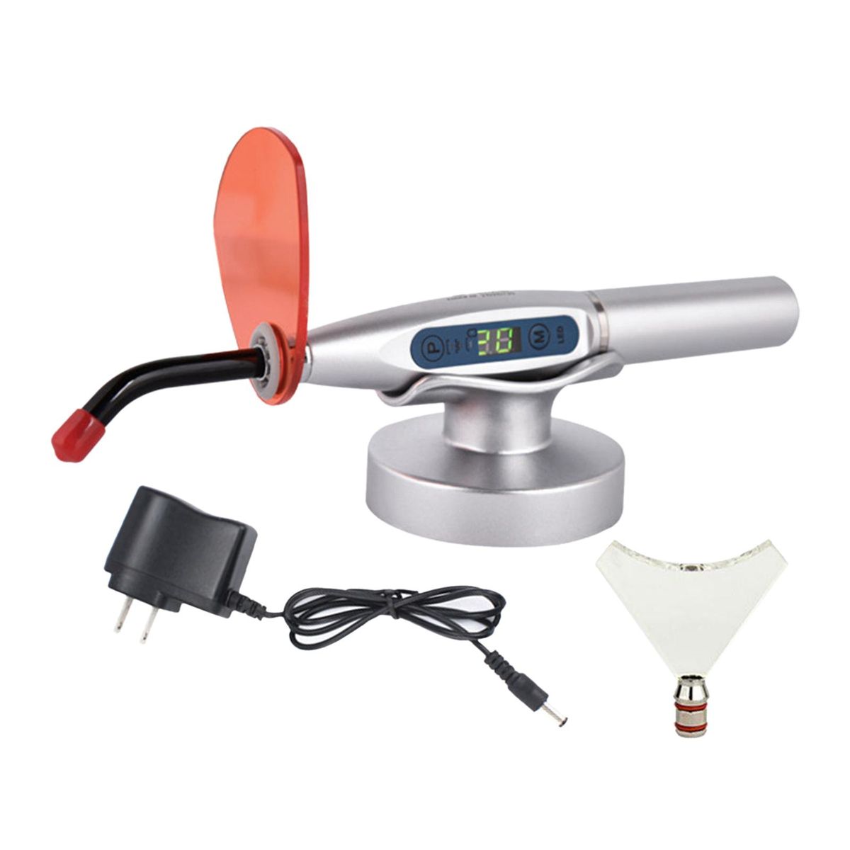 LED Curing Light 1200-2000MW/cm2 USB  W/  Head Silver