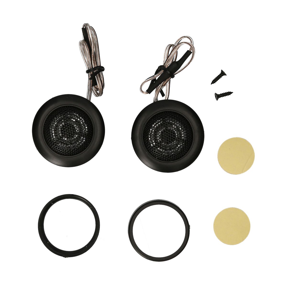 2pcs 150W High Efficiency Mini Half Dome Tweeter Speakers