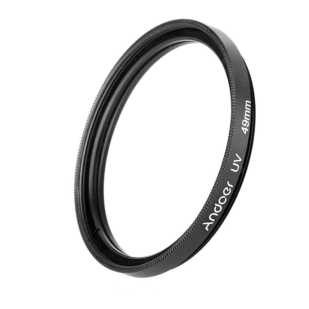 Andoer 49mm UV Ultra-Violet Filter Lens Protector for Canon Nikon DSLR Camera