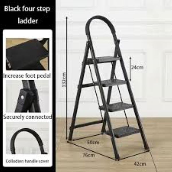 4-Steps Multipurpose Homes & Office Steel Ladder