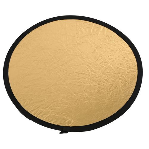 110cm 2 In 1 Photography Lighting Reflector Two Side Silver/Gold Collapsible Studio Reflector