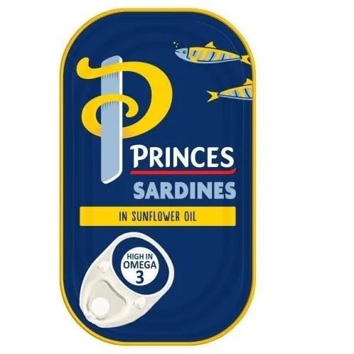 Princess Sardines In Sunflower Oil - Pack Of 10 x 120g