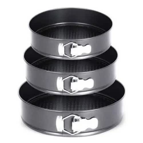 Tier Round Shape Cake Pan And Mold 3pcs