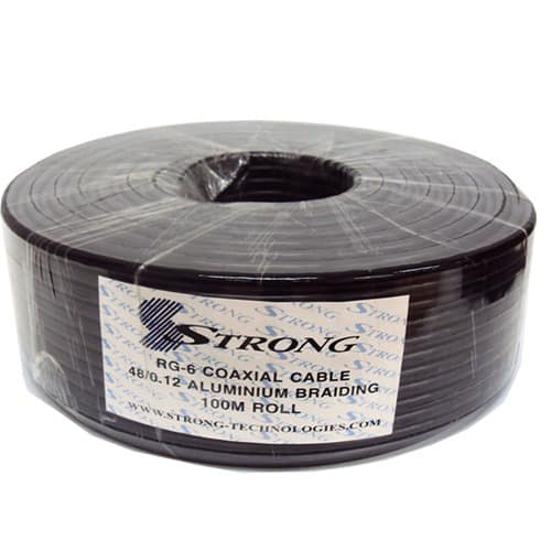 Strong RG-6 &ndash; Coaxial Cable - 100m