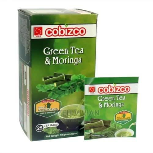 Cobizco Green Tea And Moringa- 25 Teabag