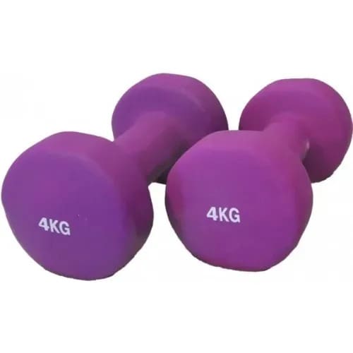 Aerobic Coated Dumbbells - 4.0kg X 2