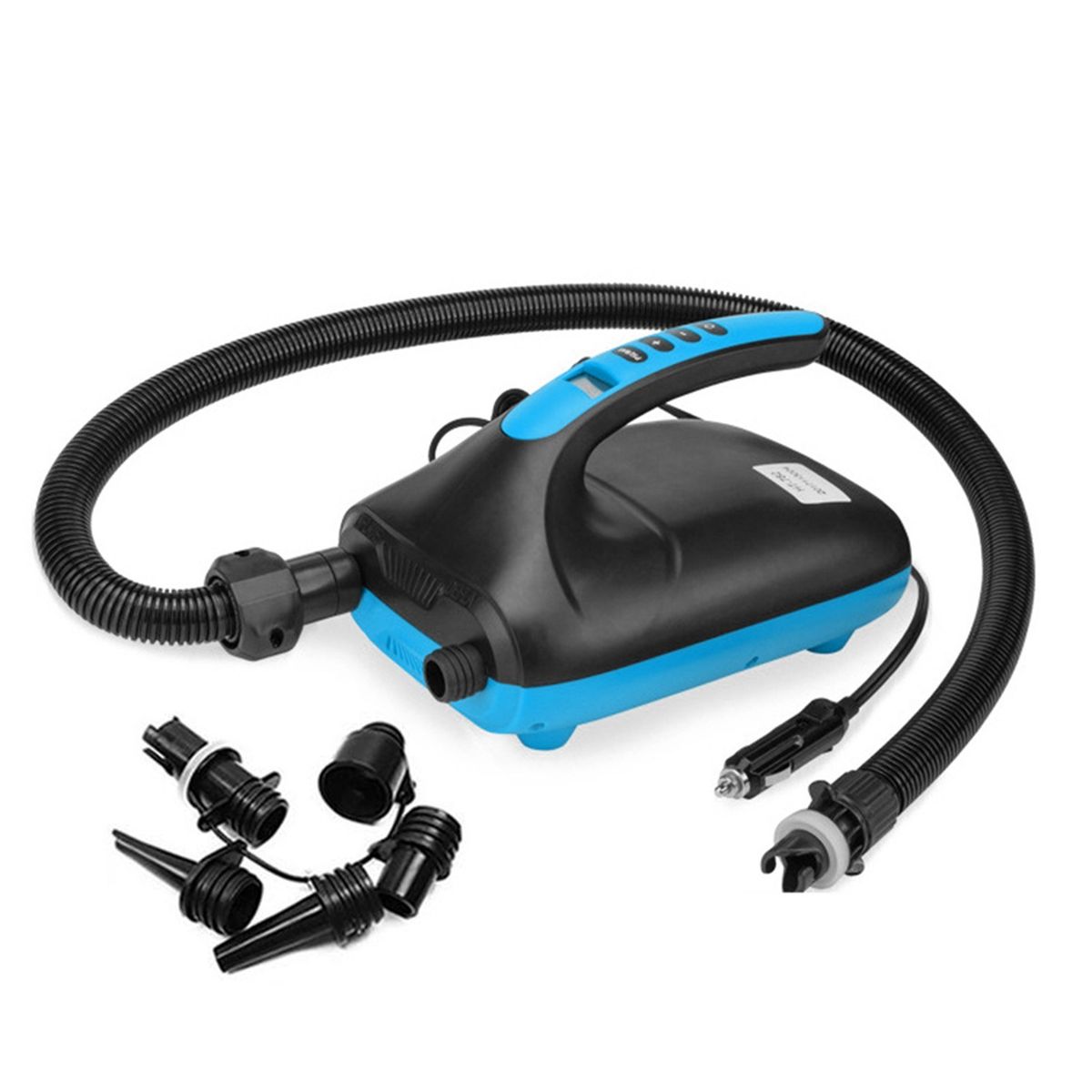 20PSI Double Stage Portable Air Pump With 6PCS Nozzles