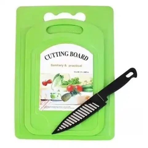 Sanitary And Practical Cutting Board With Knife