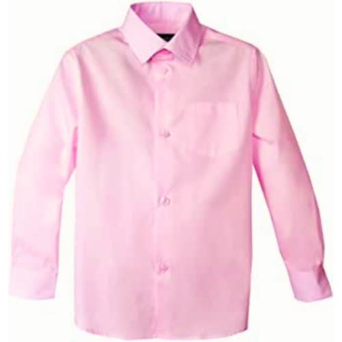 Kids Unisex Dress Shirt - Baby Pink