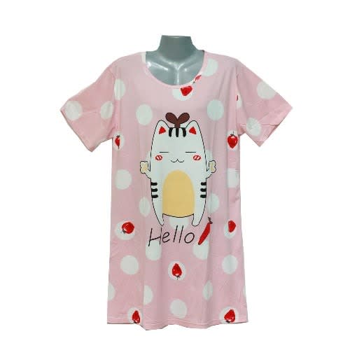 Ladies Shortsleeve Nightwear - Multicolour