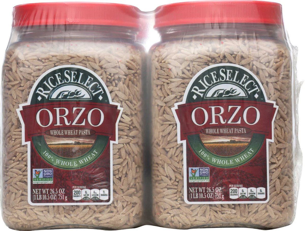 Rice Shaped Whole Wheat Orzo Pasta 751g X 2pk
