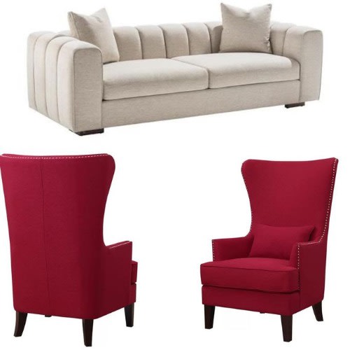 Omega Fur 5 Seater Chairs