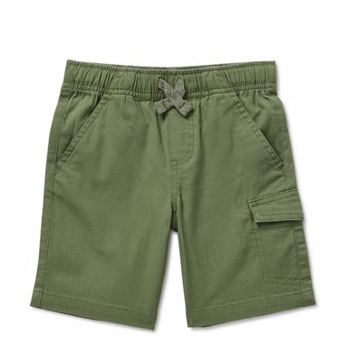 365 Kids Boys Solid Cargo Shorts &ndash; Green