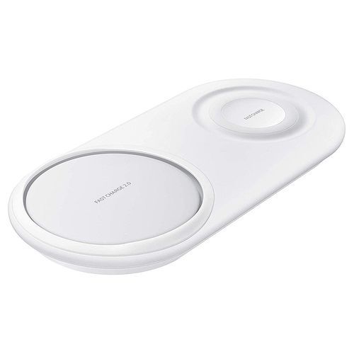 (White)25W Fast Wireless Charger Duo Pad For Samsung S21 S20 FE Note 20 10 Ultra S10 S8 S9 Plus Galaxy Watch Qi Charging Dock Station GRE