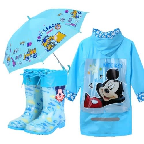 Children Rain Coat/boot And Umbrella