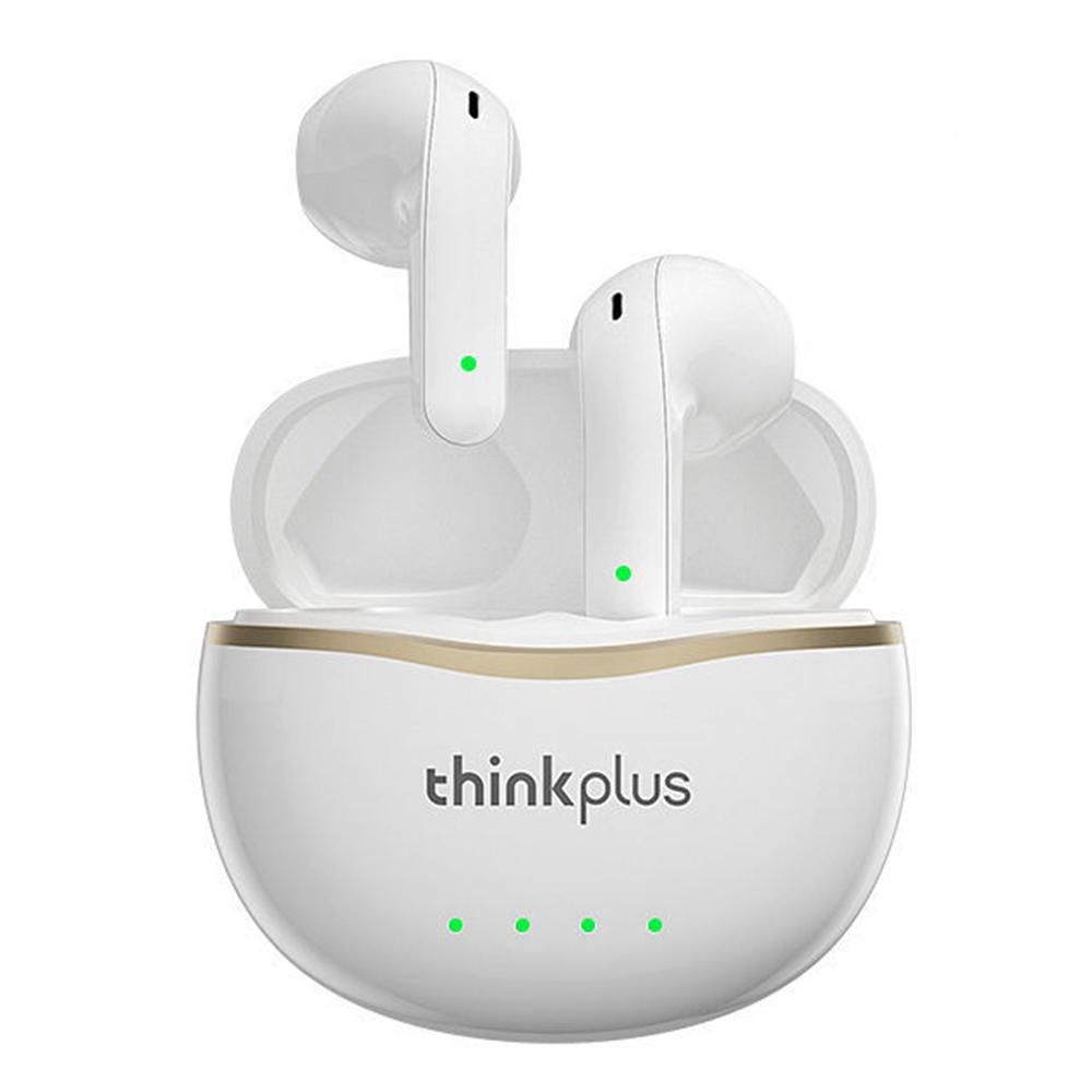 Lenovo thinkplus X16 True Wireless BT Headphones In-ear Sport Earbuds BT5.2 Chip Low Latency Wide Compatibility White
