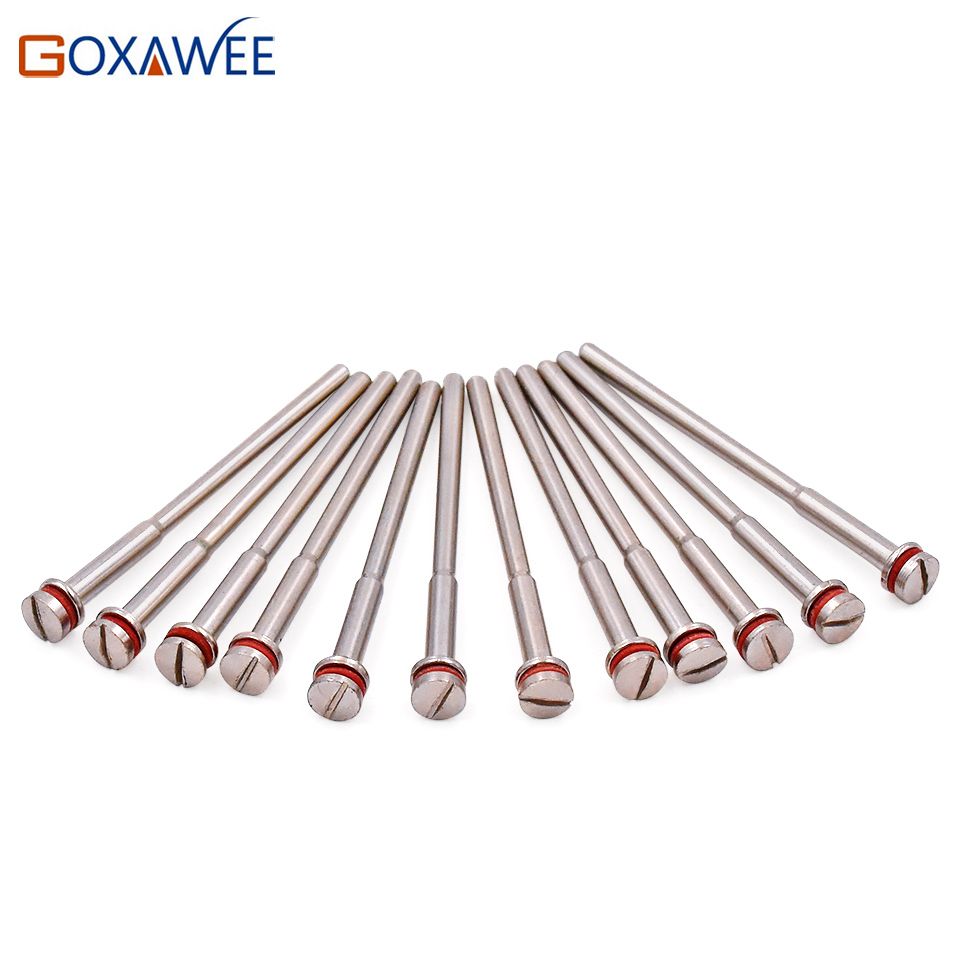 Goxawee 10pcs Polishing Wheel Mandrels Cutting Cut