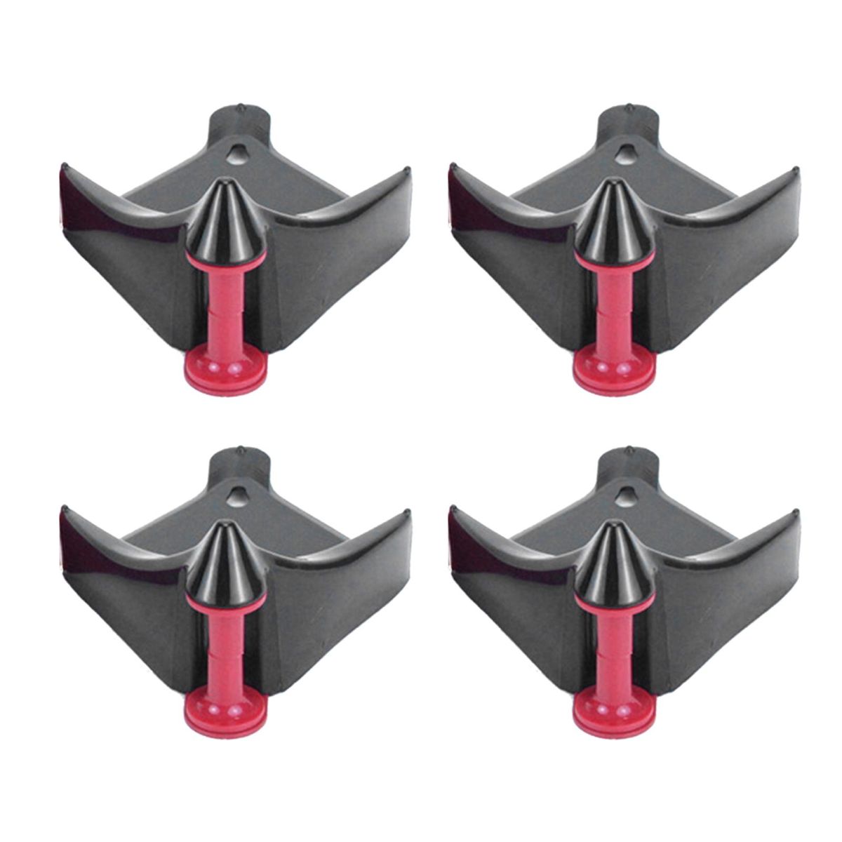 Car Hose Guides, Tire Hose Roller for Car Washing, Hose Guides Preventing Snagging Under Tire (4 Pack Black)