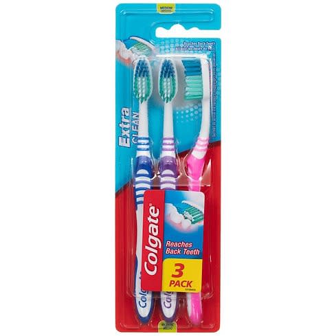 Extra Clean - Medium Toothbrush - 3 Pack