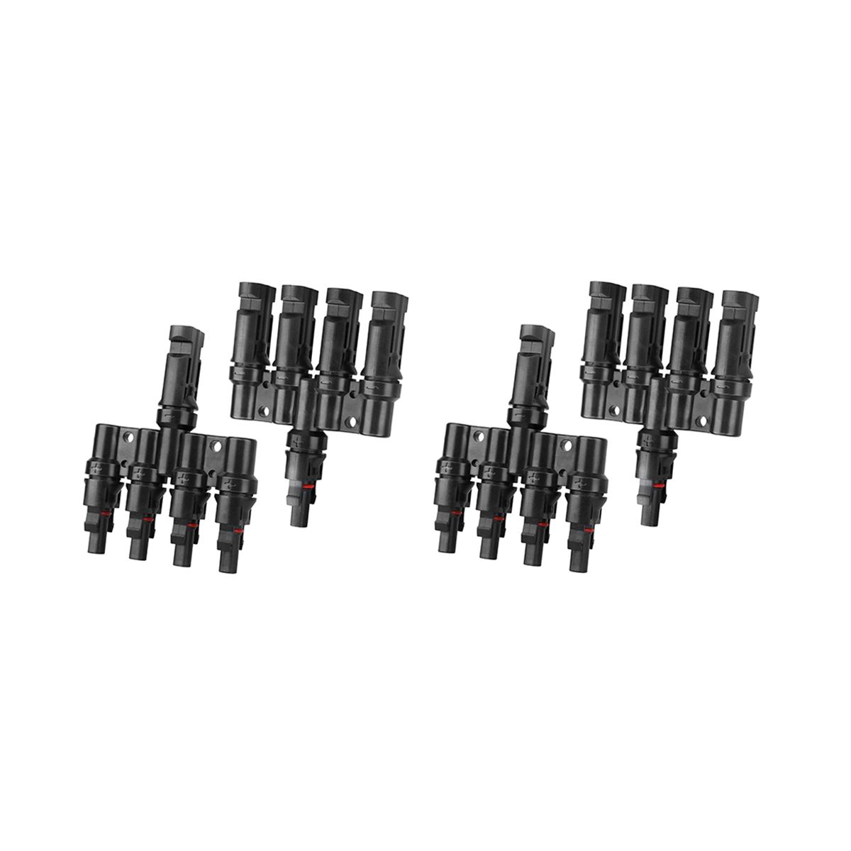 4 To 1 Solar Panel T Branch Cable Splitter