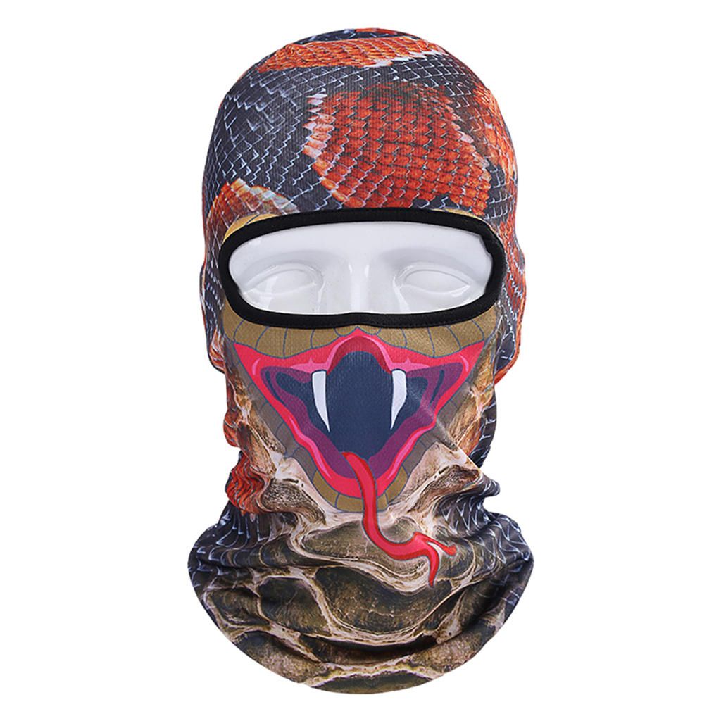 Funny Balaclava Ski Mask Hood Animal Full Face For Cold Weather Snake