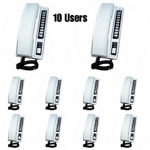Wireless Intercom Long Range - 10 Users