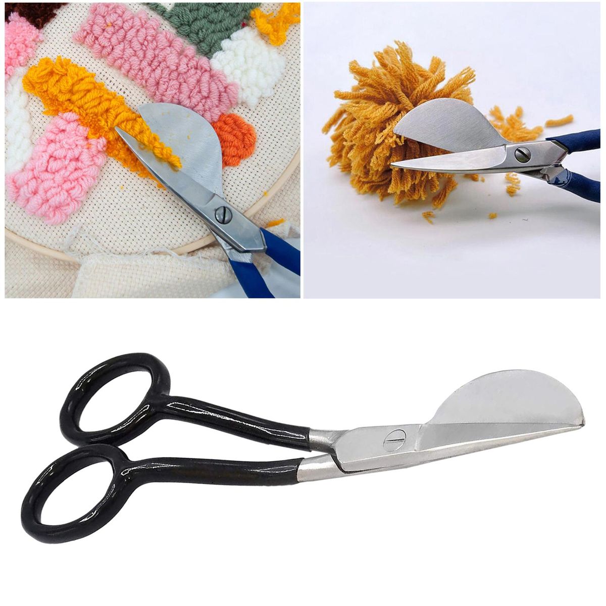 7" Duckbill Applique Scissors For Thread Tufted Carpet