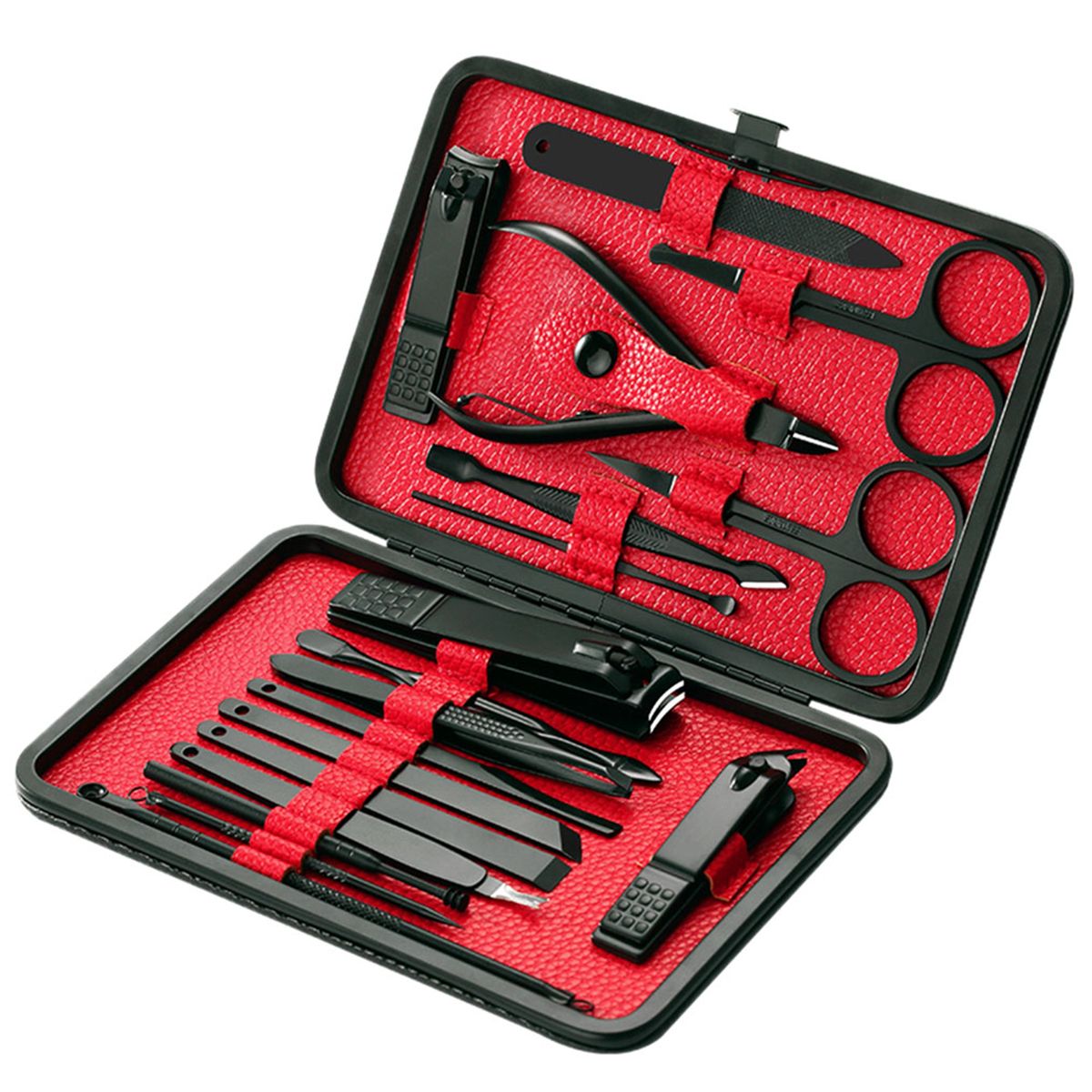 18Pcs Stainless Steel Nail Clipper Cutter Manicure