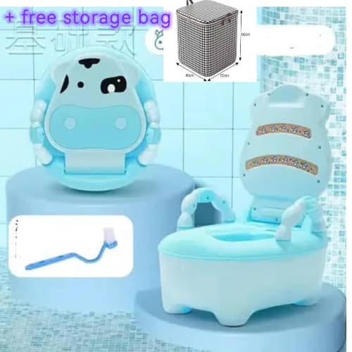Children Potty Trainer And Brush + Free Storage Box
