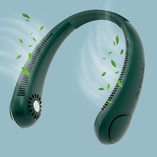 Portable Neck Fan Bladeless Hands Free Fan Wearable Fan