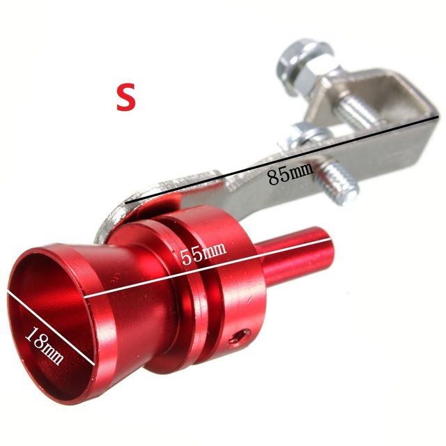 Car Vehicle Motorbike Aluminum Exhaust Fake Turbo Whistle