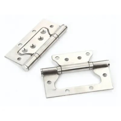 4 Door Steel Flush Hinge - Silver
