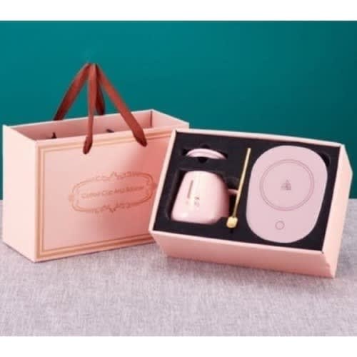 Ceramic tea/coffee Cup With Automatic Heating Pad