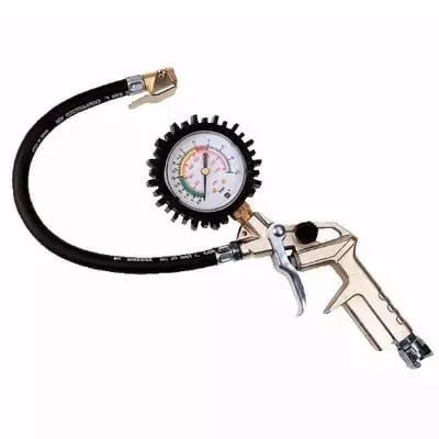 Tyre Gauge & Inflator Kit